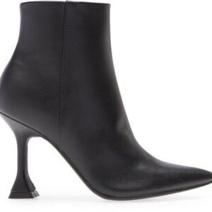Open Edit Black Ankle Boots – Size 8